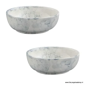 Espuma Schaaltjes 15 cm Blauwgrijs (Set van 2) | Aardewerk Servies