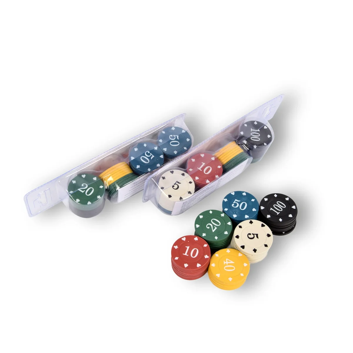 3 set | 144 stuks | Poker chips | Poker set | pokerspel | casino | kaartspel | pokeren | 20.5CMx6.5CMx5CM - Afbeelding 5