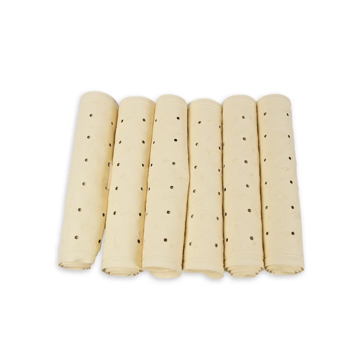6x | Anti-Schimmel | beige | Badmat | rubber | Badkamer mat | Diameter:102cm | Douchemat | 36cm*76cm - Afbeelding 3