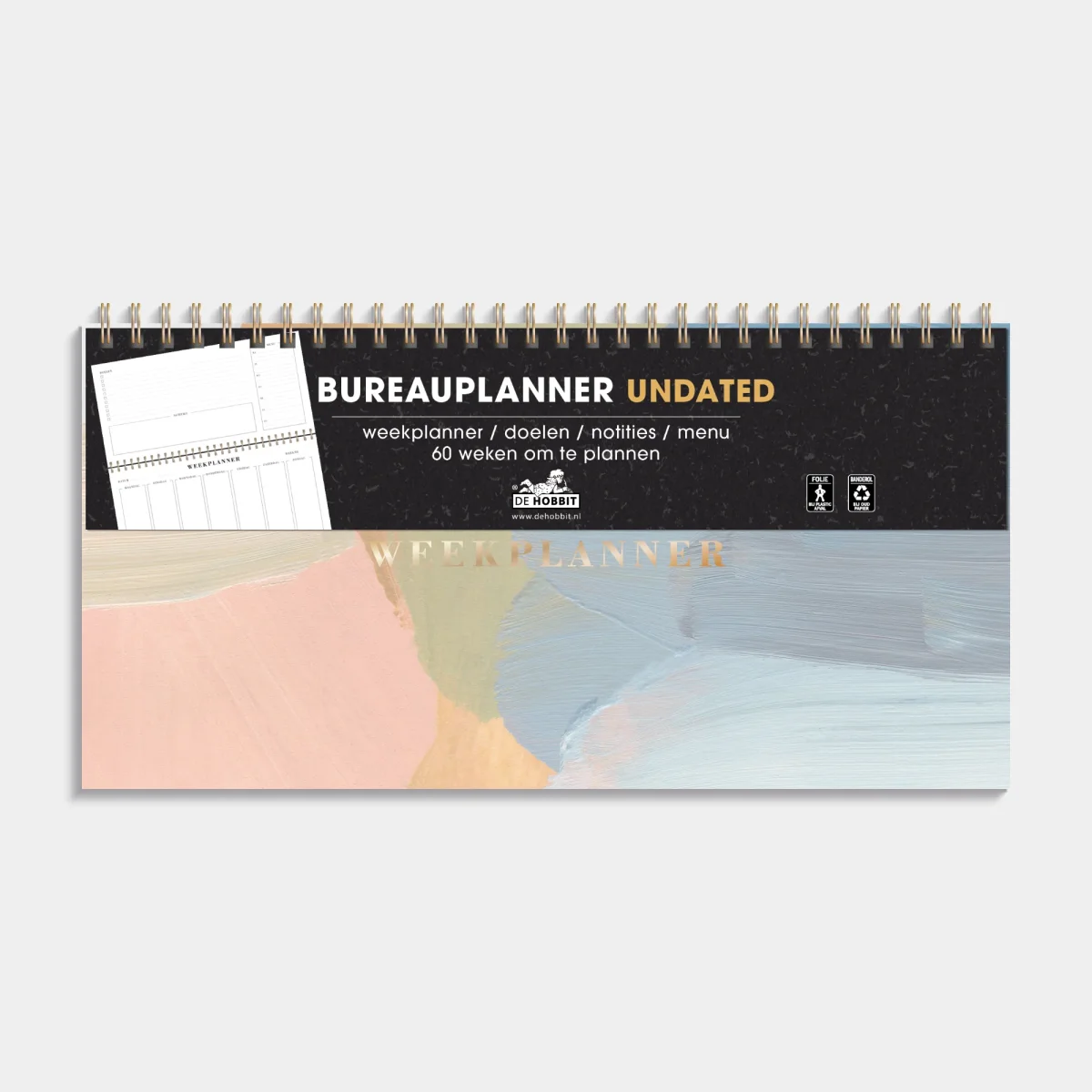 BUREAUPLANNER UNDATED VERFSTRUCTUUR - Afbeelding 2