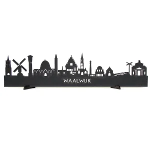 Skyline Waalwijk 60 cm (staand) | Grote houten skyline decoratie