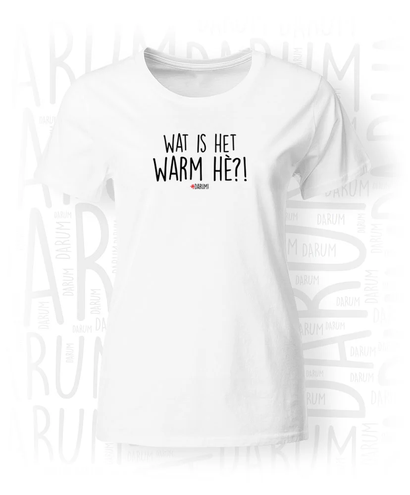 Warm hè?! - Dames T-Shirt - Afbeelding 5