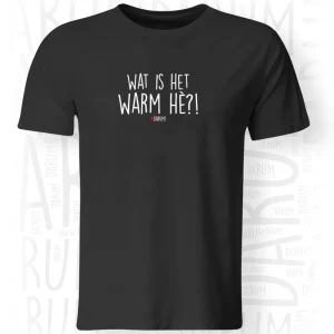 Warm hè?! - Heren T-shirt