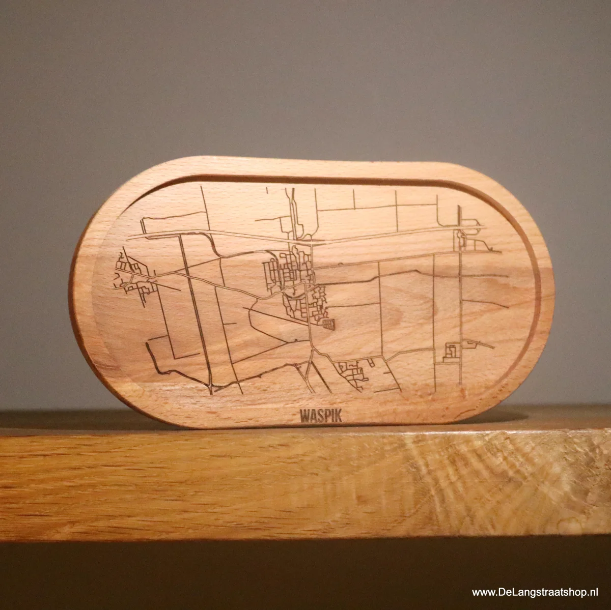 Koffietray met woonplaats | Houten dienblad - Afbeelding 3