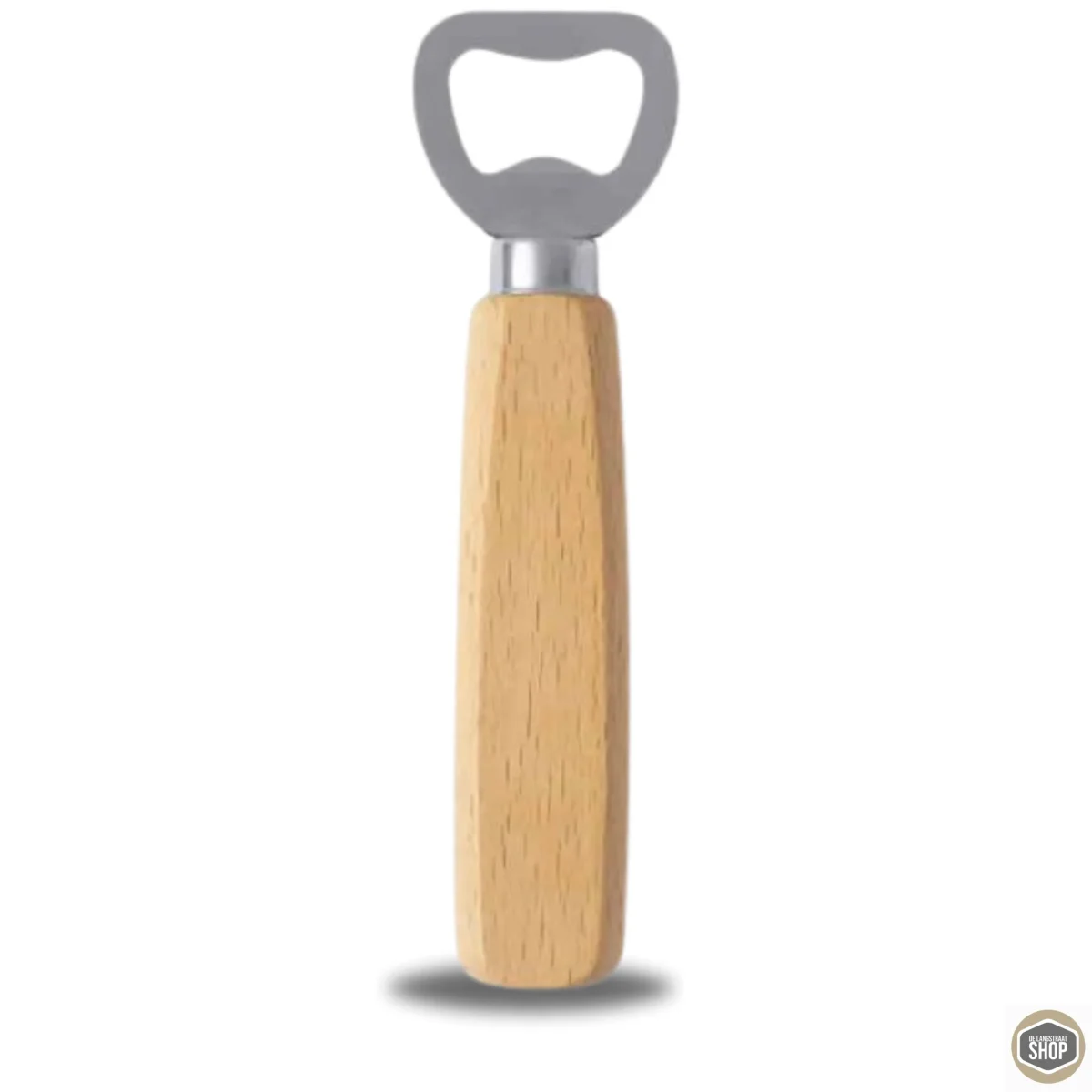 Bieropener met logo | Houten bieropener met bedrijfslogo - Afbeelding 3
