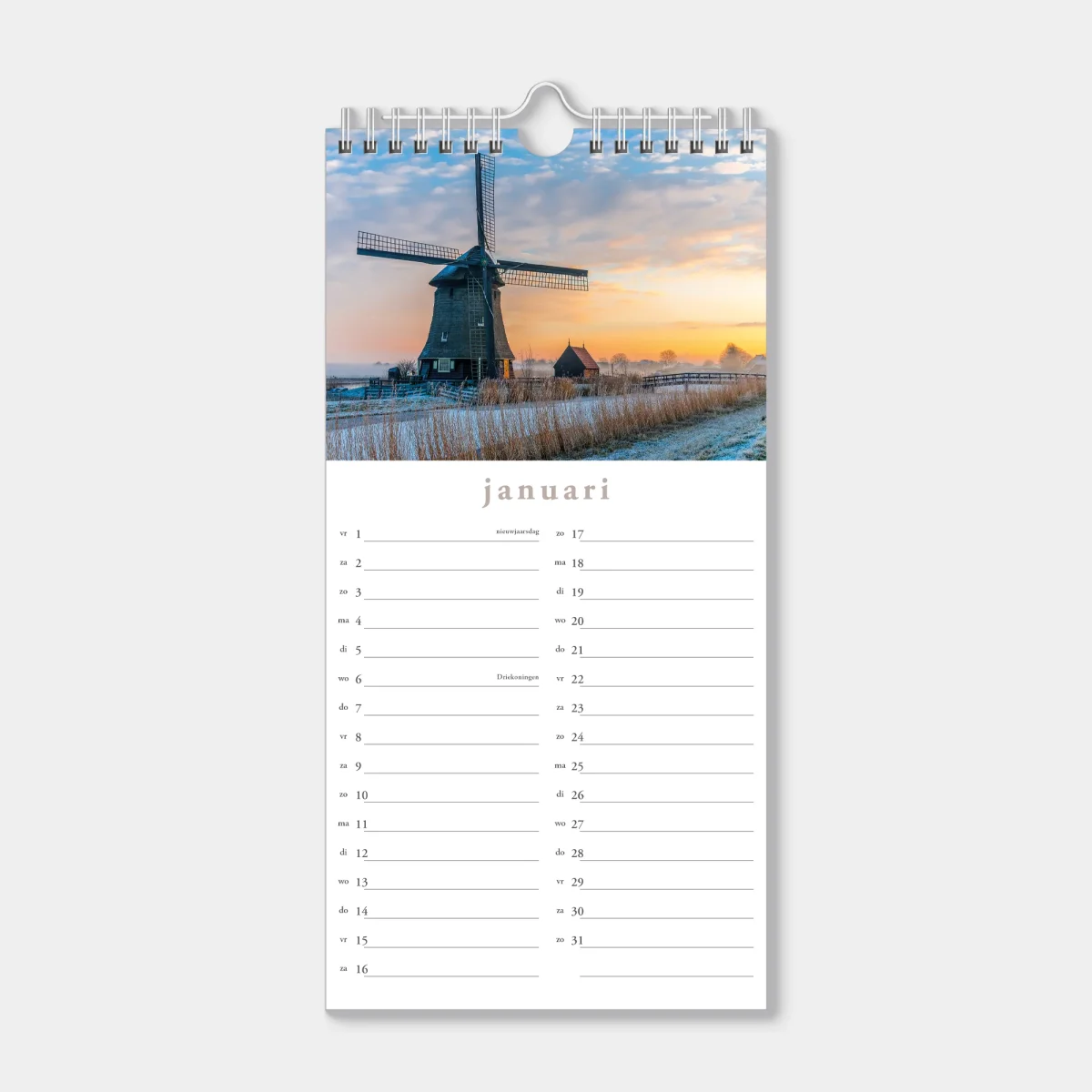 MINIKALENDER 2027 HOLLAND - Afbeelding 3
