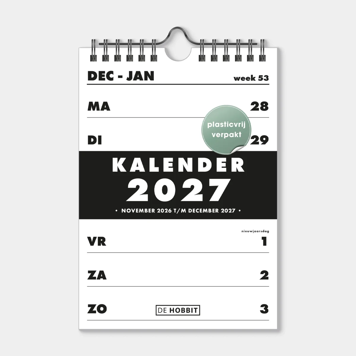 SPIRAALKALENDER 2027 A5 BASIC