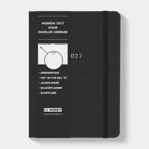 AFSPRAKENAGENDA ZAKELIJK 2027 A5 FLEXCOVER LEDERLOOK
