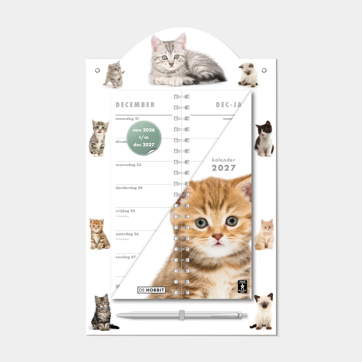LUXE OMSLAGKALENDER 2027 KATTEN - Afbeelding 2