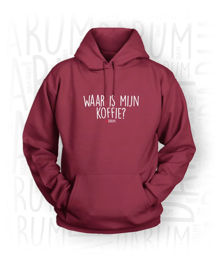 Waar is mijn koffie? - Hoodie - Afbeelding 3