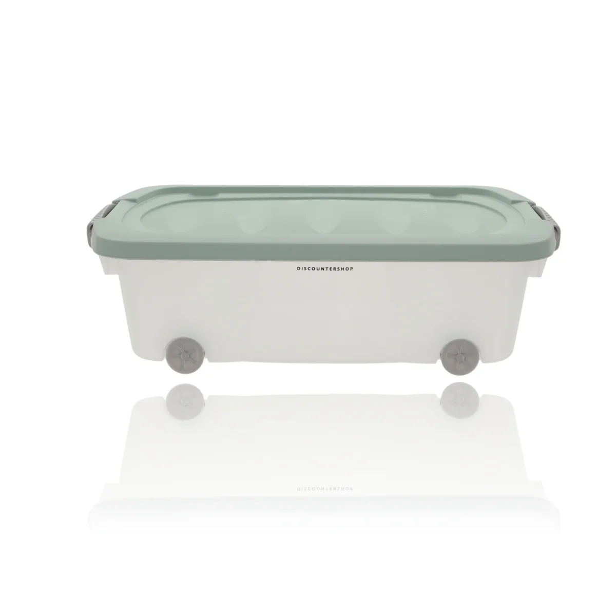 Opbergbox Groen 24L - Onderbedbox met Deksel (60x38.5x18 cm) - Opslag Onder Bed voor Huis & Kantoor - Afbeelding 4